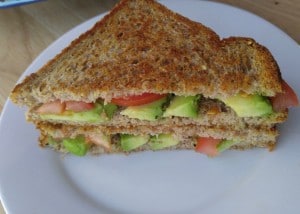 AvocadoTomatoSandwich