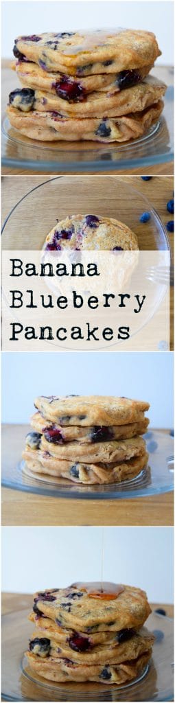 banana-blueberry-pancakes