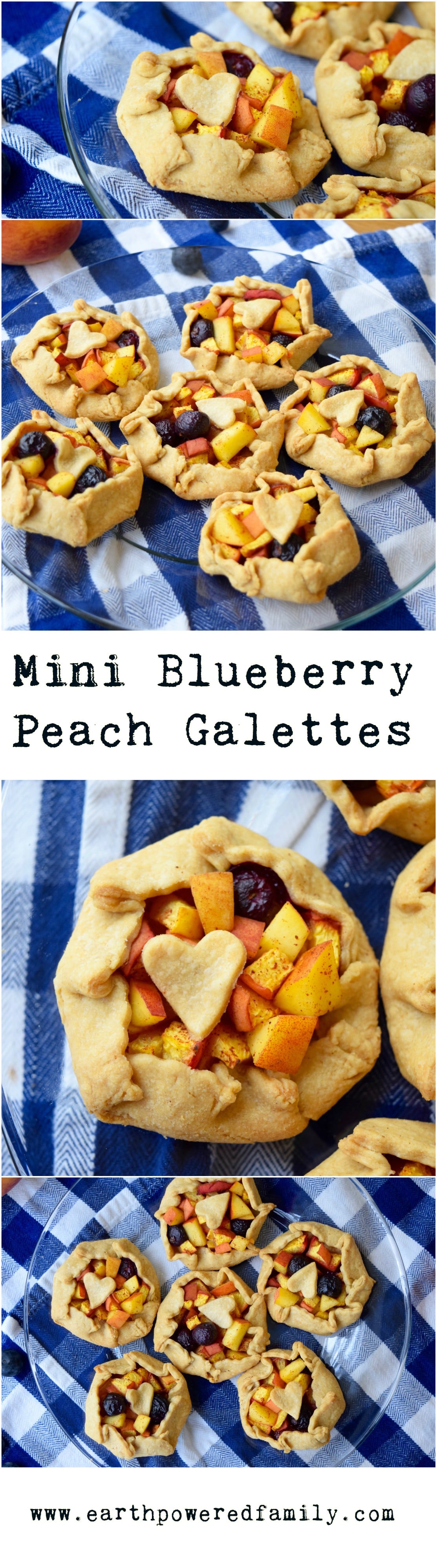 Mini Blueberry Peach Galettes