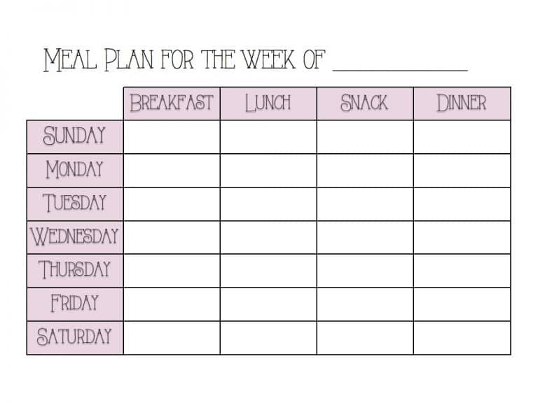 Meal Planning | Earth Powered Family